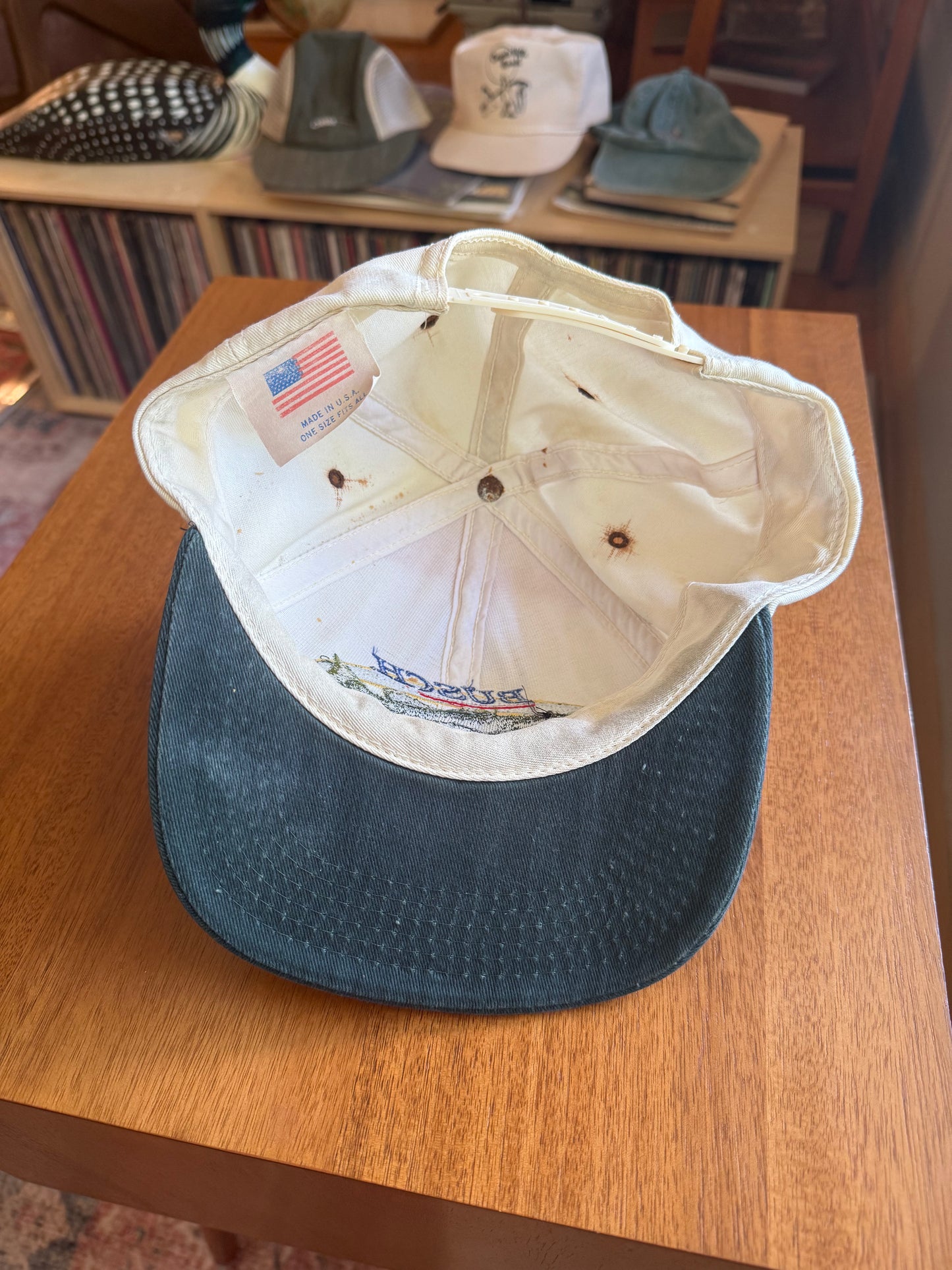 Distressed Busch Bass Cap
