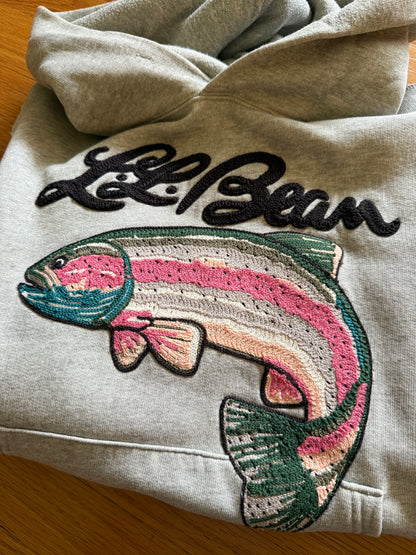 L.L.Bean x Todd Snyder Embroidered Trout Hoodie - S