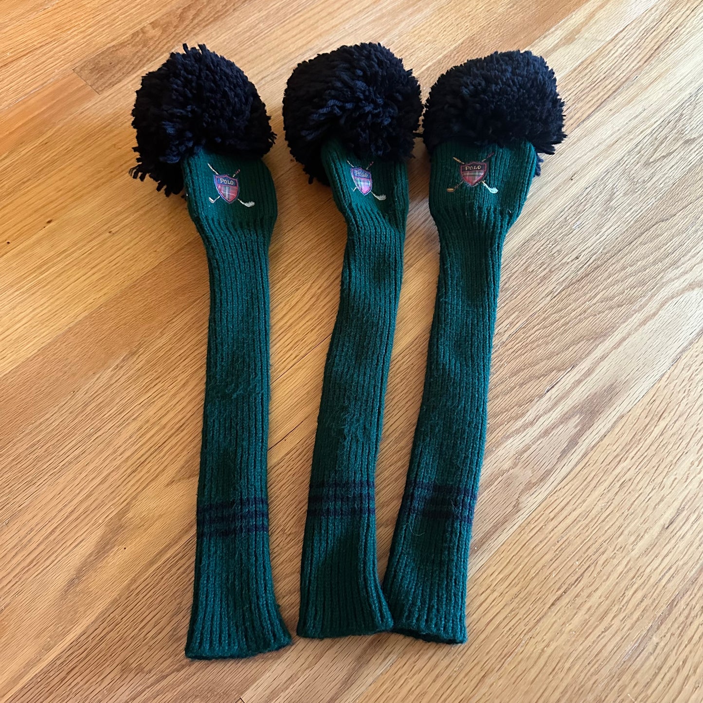 Vintage Polo Ralph Lauren Golf Headcovers - Set of 1, 3, 5