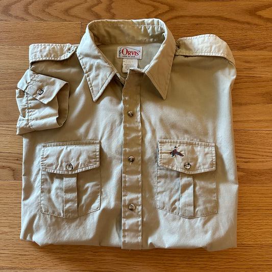 Vintage Orvis Mallard Embroirdered Shirt - XL