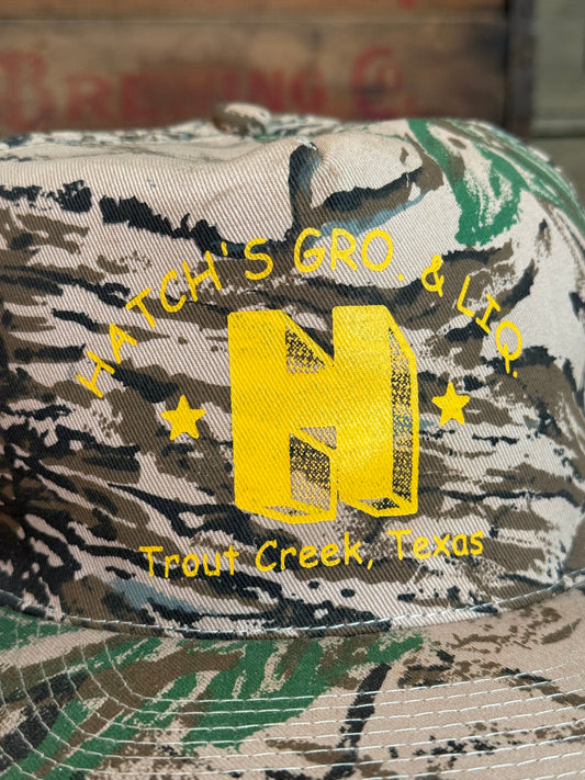 Vintage Liquor Store Trout Creek Camo Snapback