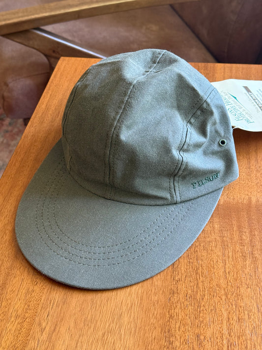 Vintage Filson Tin Cloth Waxed Canvas Long Bill Cap **With Tags