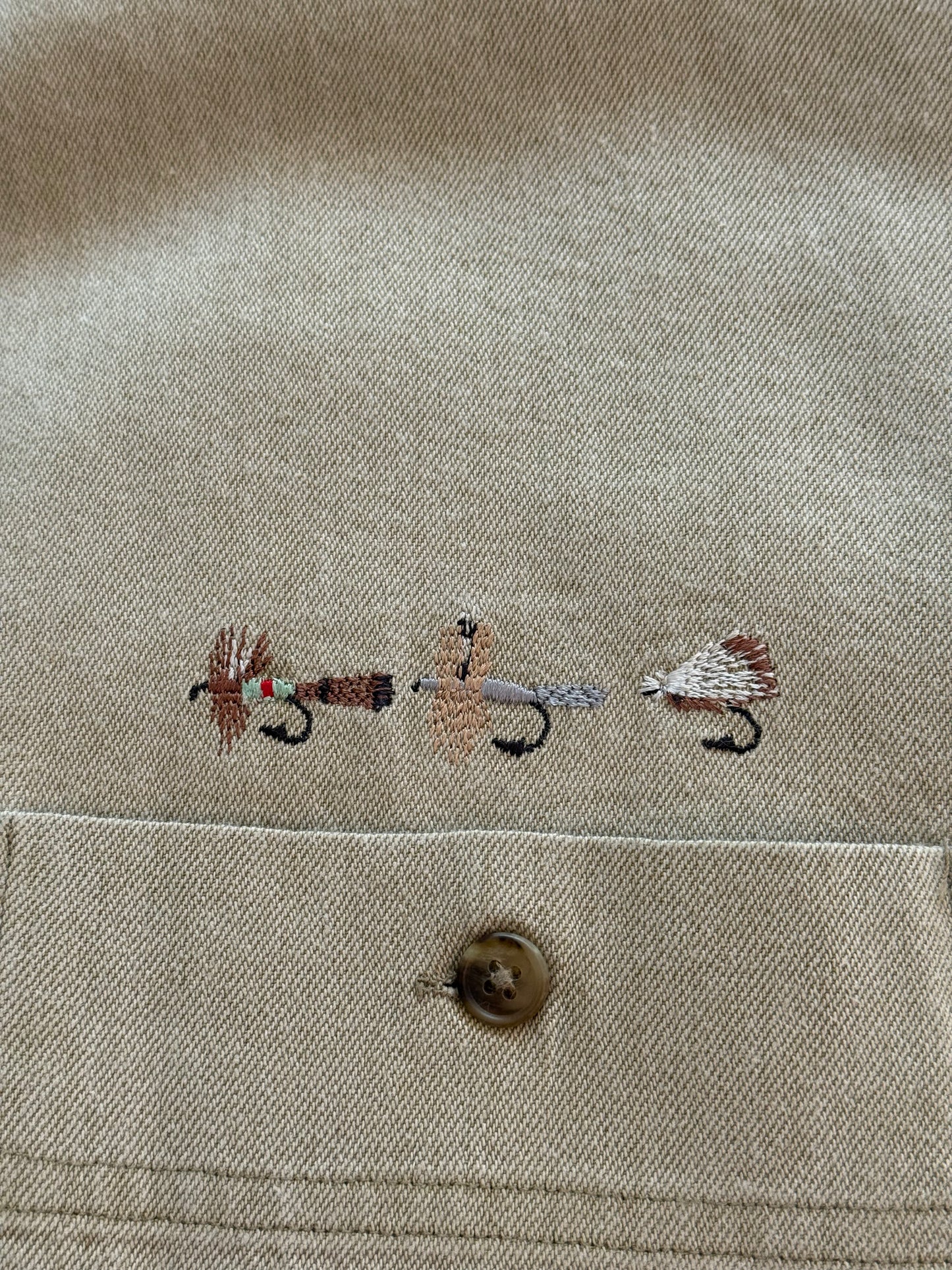 Vintage Orvis Twill Dry Fly Shirt - XL