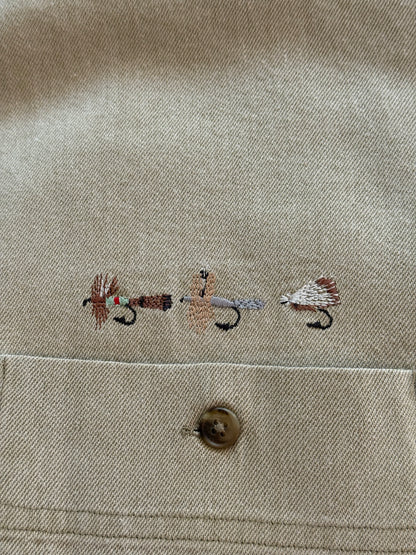 Vintage Orvis Twill Dry Fly Shirt - XL