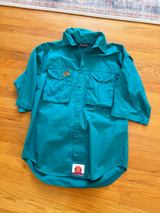 Vintage Bonefish Flats Columbia Fishing Shirt - M