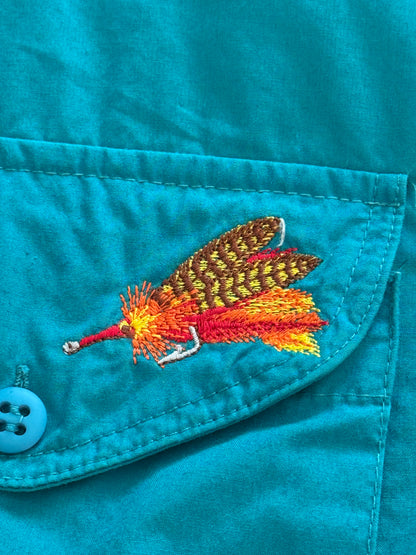Vintage Bonefish Flats Columbia Fishing Shirt - M