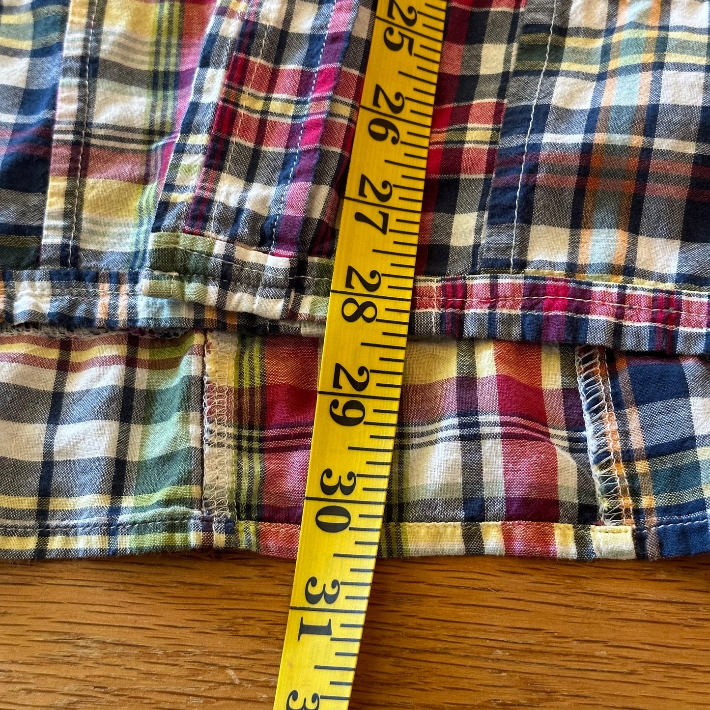 J Crew Madras Patchwork Shirt - XL