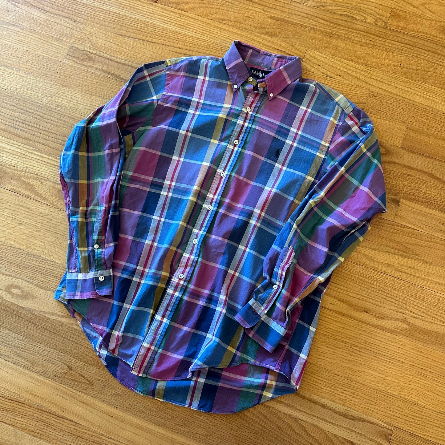 Vintage Ralph Lauren Madras Shirt - L