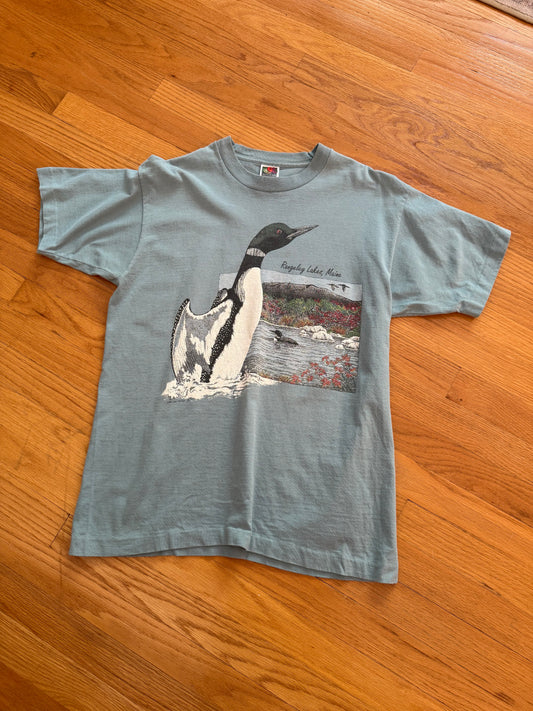 Vintage Maine Loon T - L