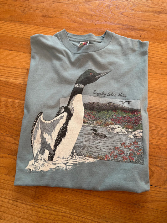 Vintage Maine Loon T - L