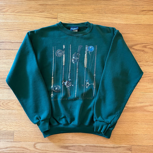 Van Heusen Rods and Reels Sweater - M