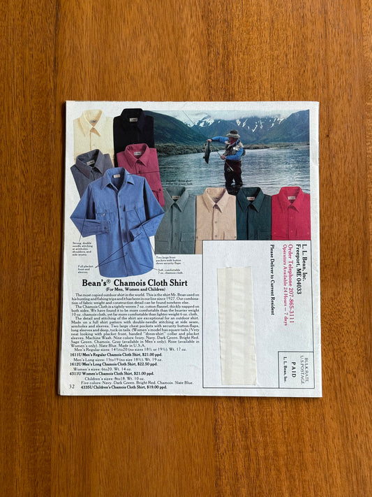 L.L.Bean Fly-Fishing Specialties Catalog Spring 1985