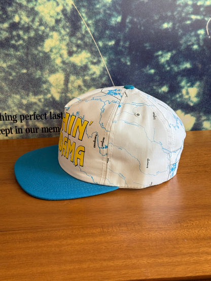 Alabama Fishin' River Map Snapback