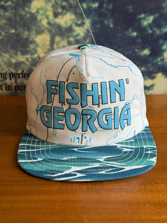 Georgia Fishin' River Map Hat