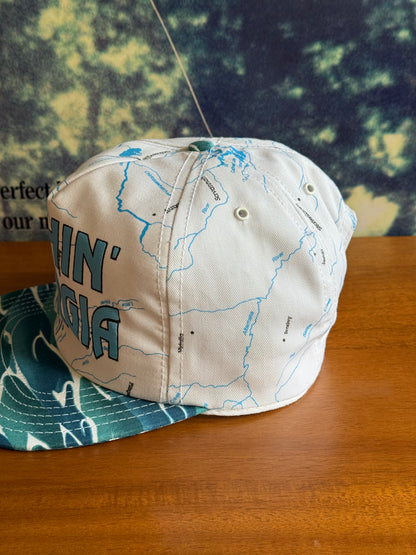 Georgia Fishin' River Map Hat