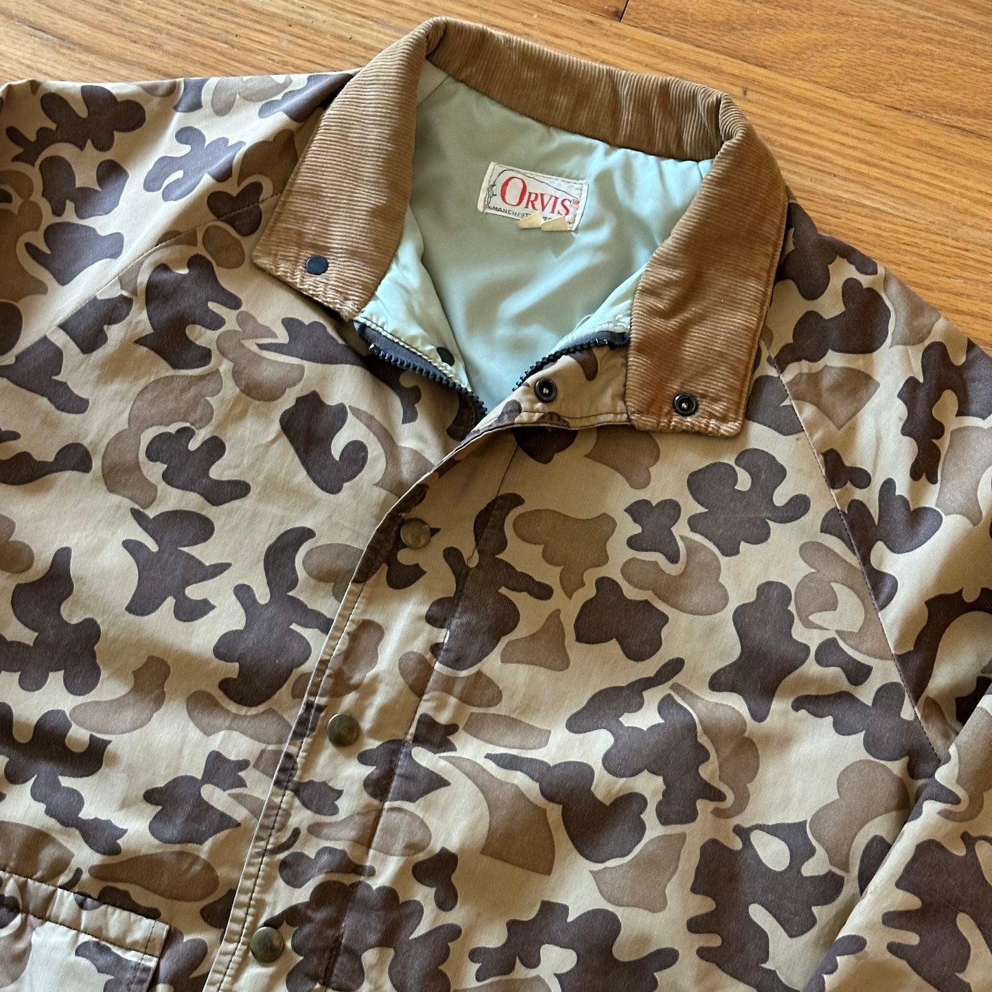 Vintage Orvis Camo Jacket - S (Missing Zipper Slider)