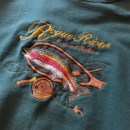 Headwaters Rogue River Embroidered Trout Sweatshirt - M