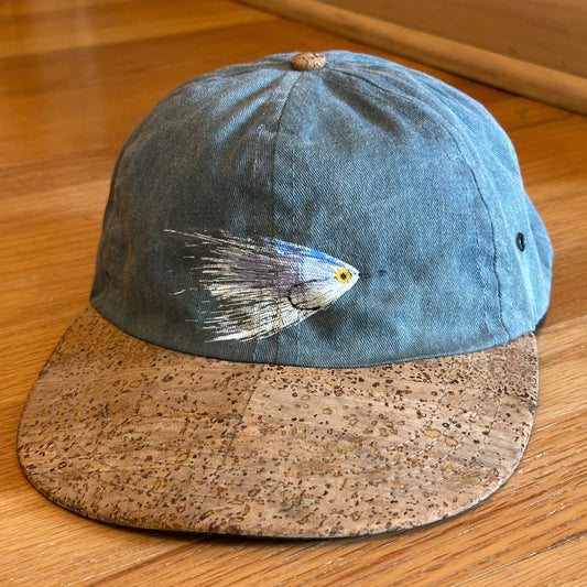 Vintage Orvis Cork Bill Cap - Bunker Fly