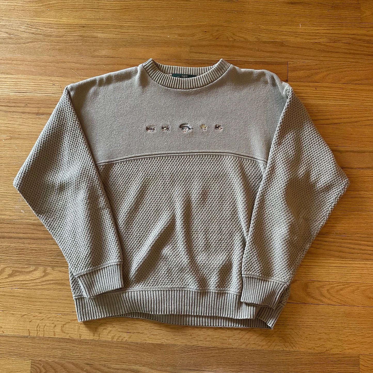 Vintage Orvis 5 Fly Sweater - L