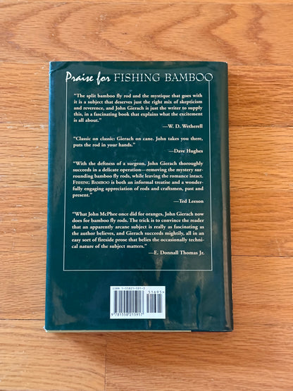 FISHING BAMBOO: One Man's Love Affair with Bamboo Fly Rods - John Gierach FIRST EDITION