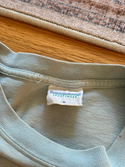 Distressed Vintage Orvis Harborside Graphics T - M