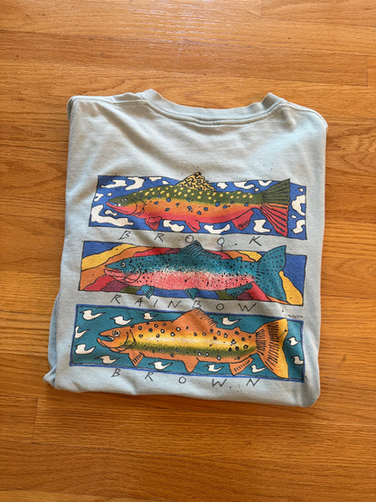 Distressed Vintage Orvis Harborside Graphics T - M