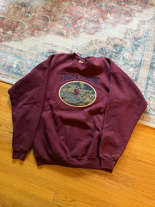 Field & Stream Fly Fishing Tapestry Sweatshirt - XL