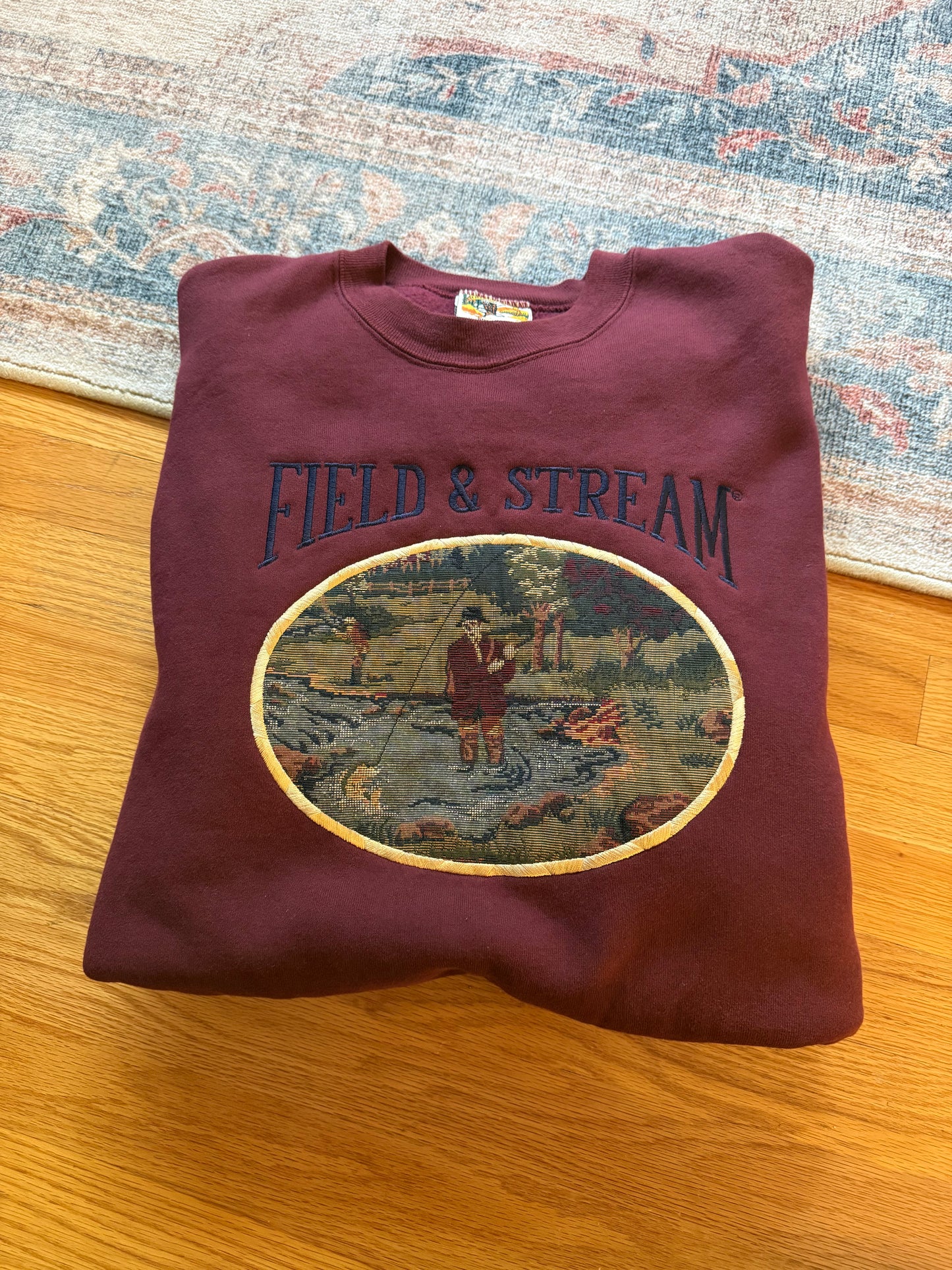Field & Stream Fly Fishing Tapestry Sweatshirt - XL