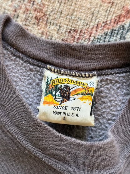 Field & Stream Distressed Wild Life Buck Sweatshirt - XL