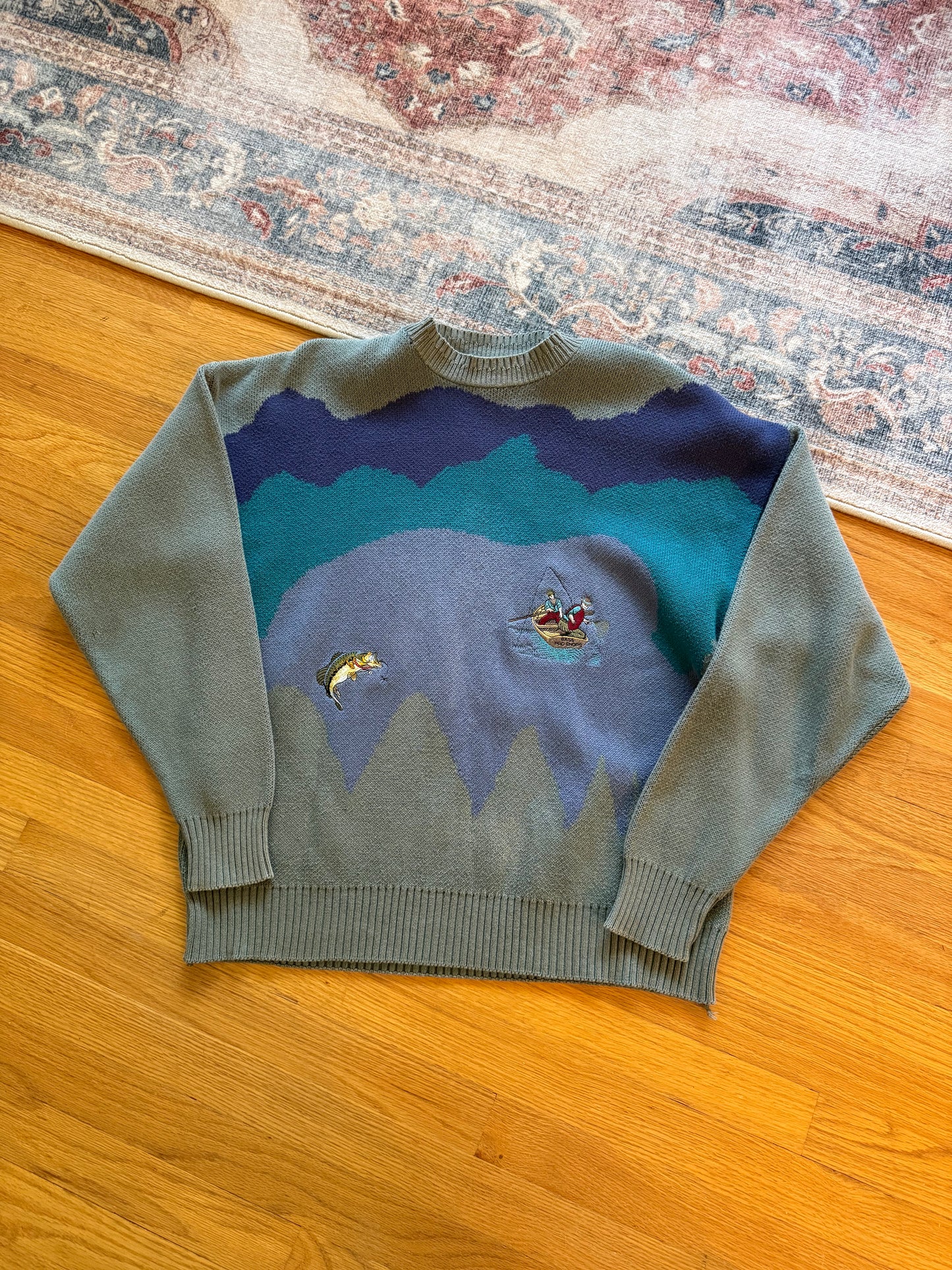 Vintage Redhead Bass Pro Shop Sweater - L