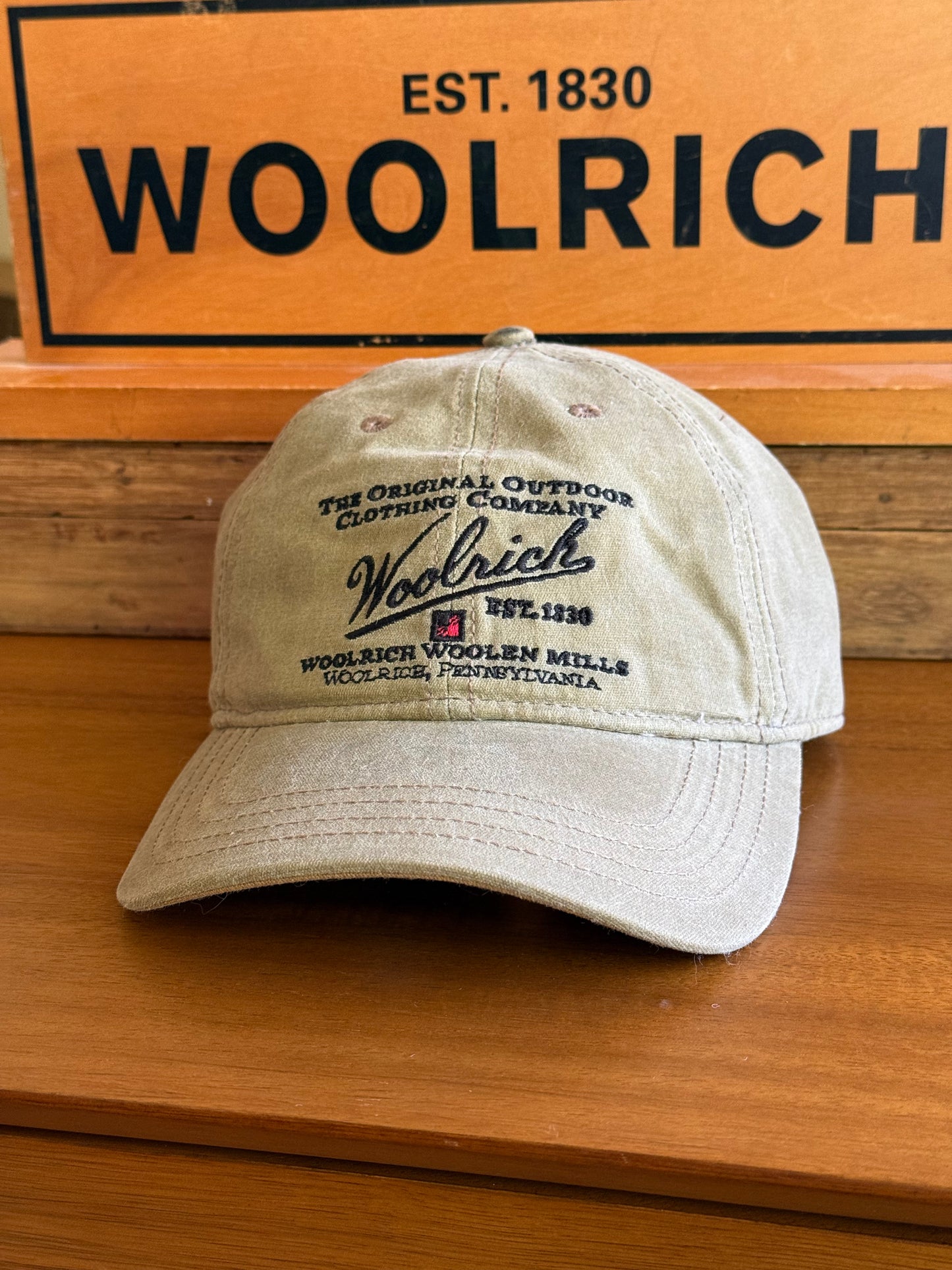 Woolrich Waxed Canvas / Wool Insulated Cap