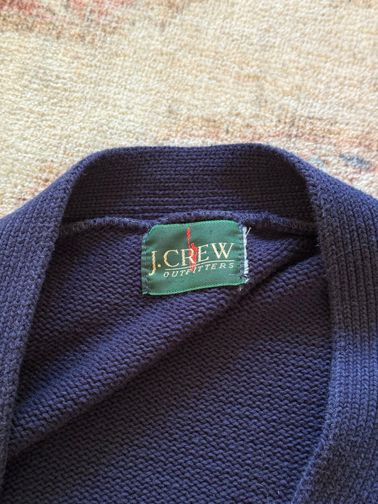 80s J.Crew Cotton Cardigan - L