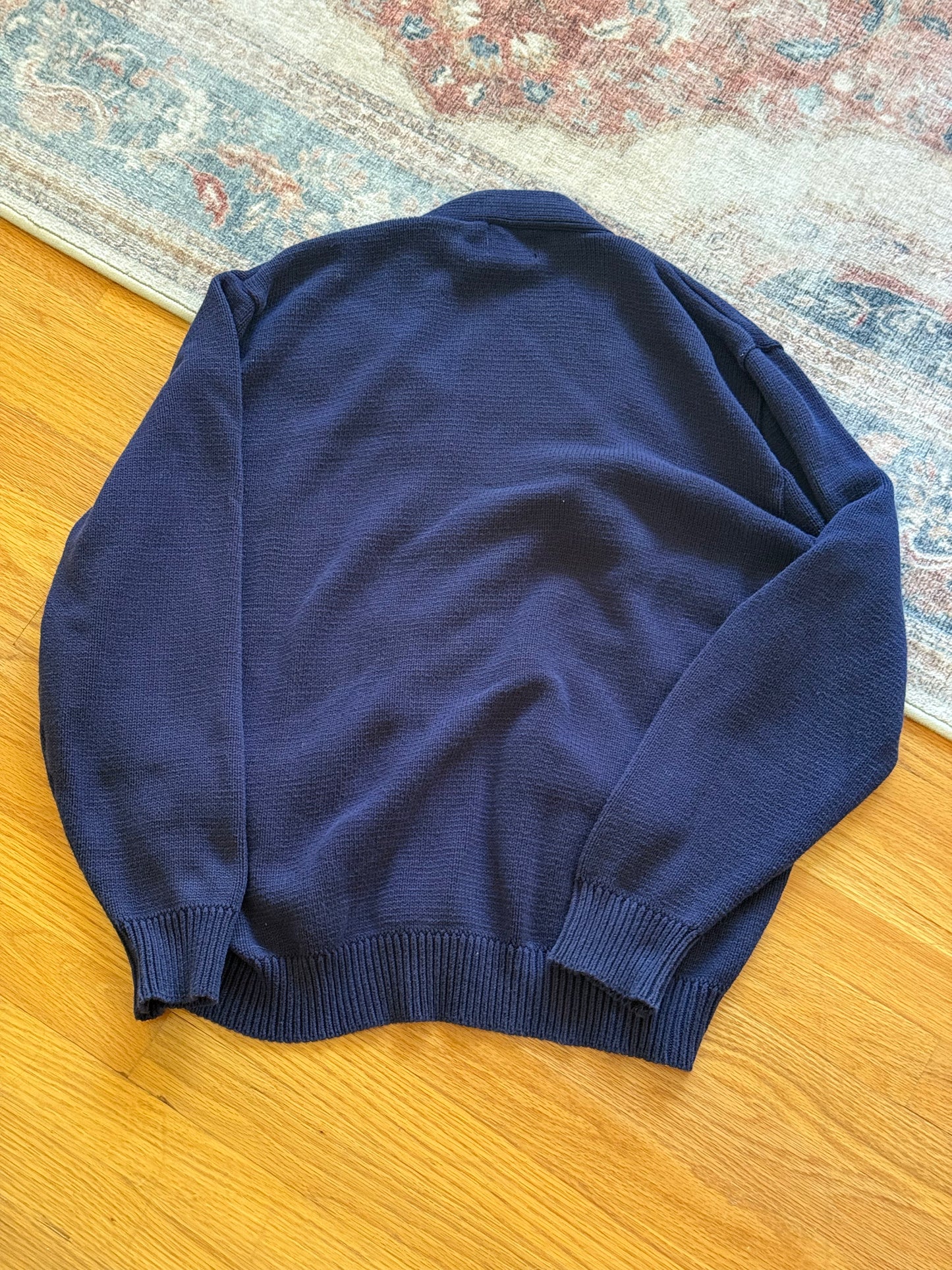 80s J.Crew Cotton Cardigan - L