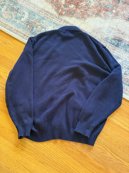 80s J.Crew Cotton Cardigan - L