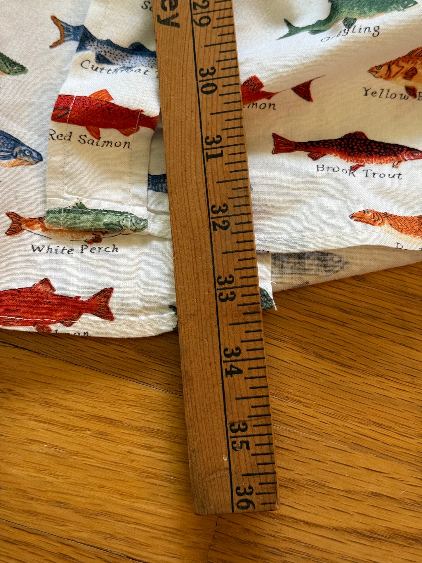 Vintage Orvis Fish All Over Shirt - XL