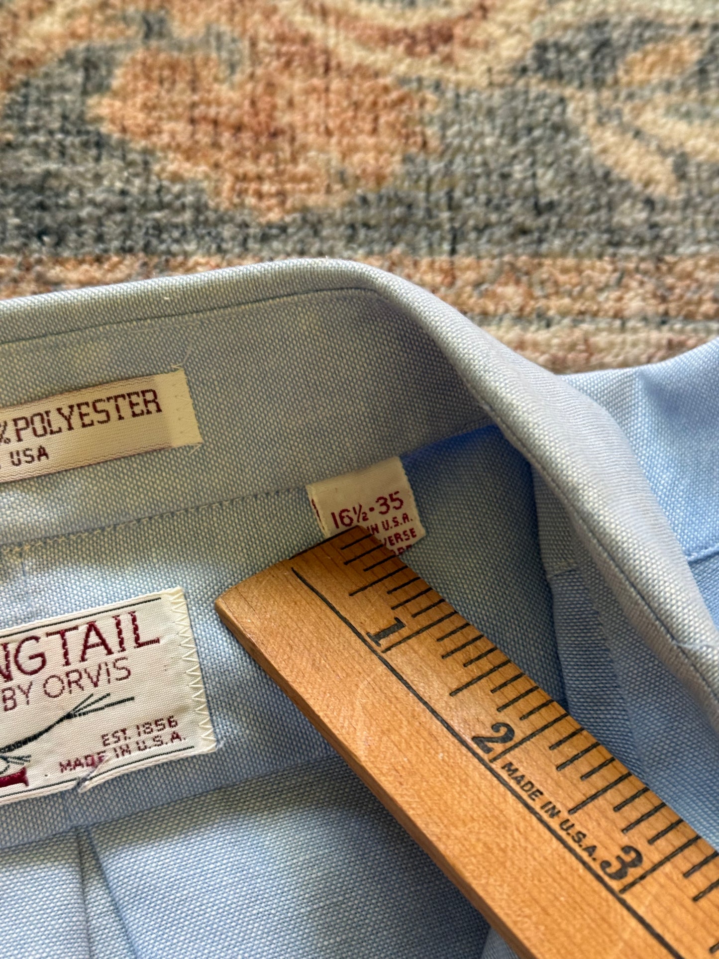 Vintage Orvis Long Tails Shirt - 16.5 / 35