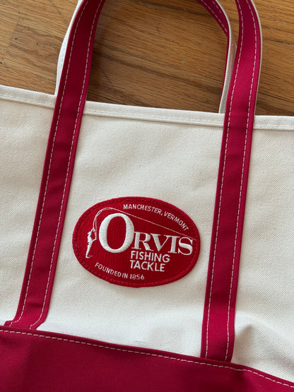 Vintage Orvis Patch Boat and Tote - M