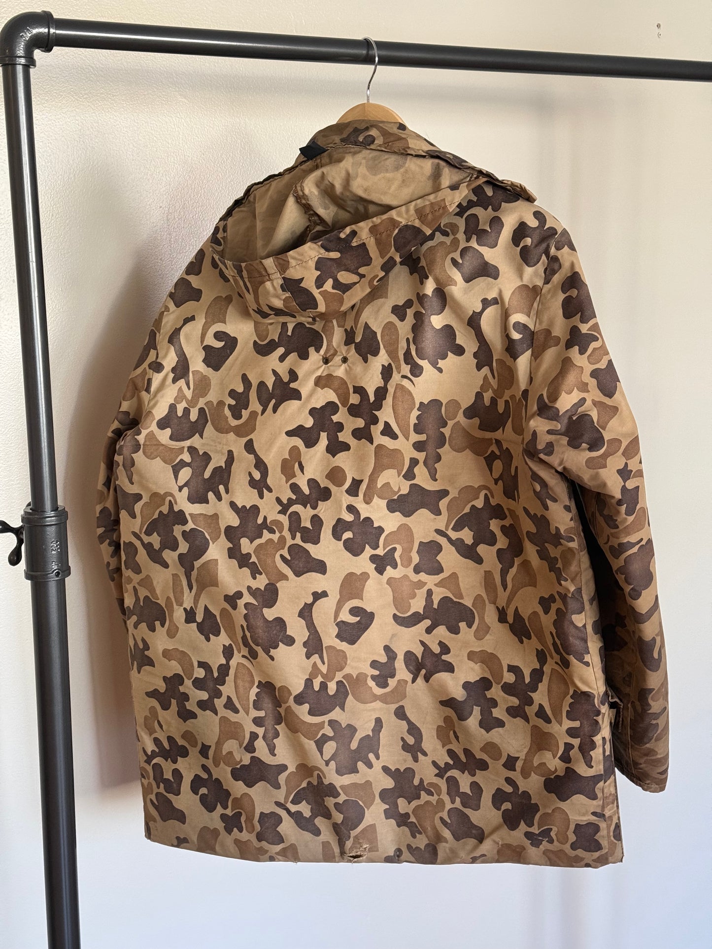 70s Orvis Camo Floatation Parka - M