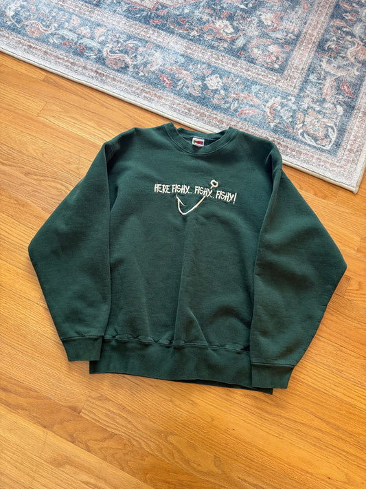Here Fishy Fishy Sweatshirt - XL