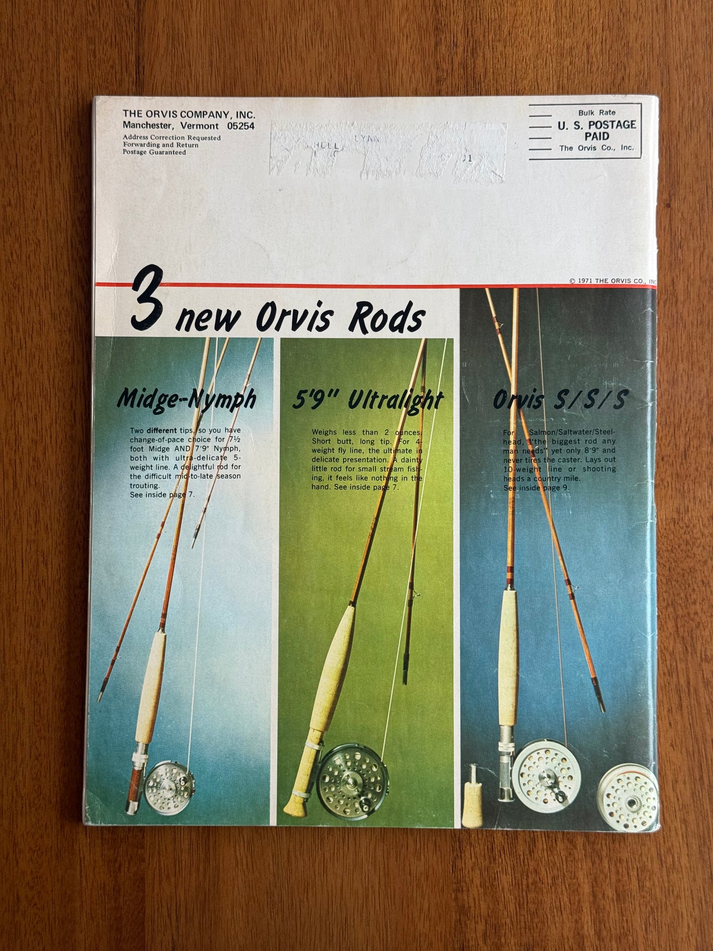 Orvis Spring 1971 Orvis Spring Catalog – Vintage Trouts