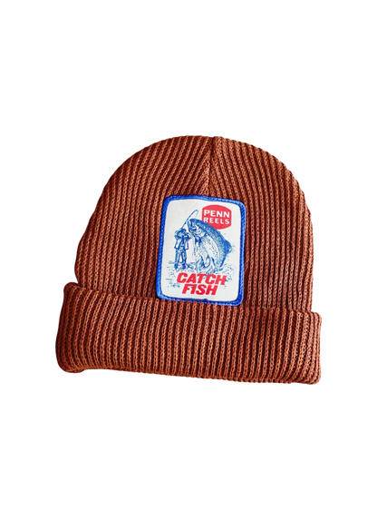 Vintage Penn Reels Patch Beanie