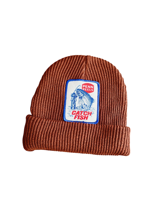Vintage Penn Reels Patch Beanie